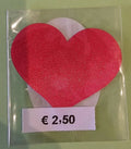Tepelsticker Rood Hart Klein