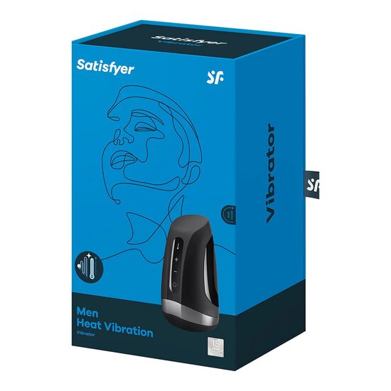 SATISFYER Verwarmende en Vibrerende Masturbator