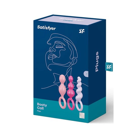 Driedelige Butt-plug set van Satisfyer