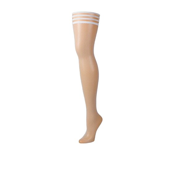 Witte Fishnet Hold-Up Kousen – Luxe Sexy Stay-Ups met Anti-Slip Grip | Kix’ies