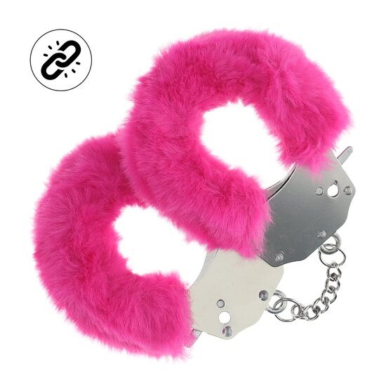 Sterke Fluffy Handboeien Roze