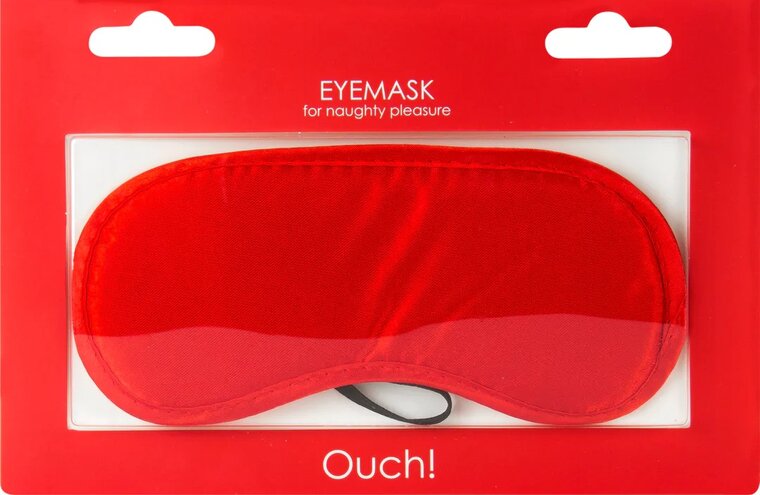 Zacht Rood Oogmasker