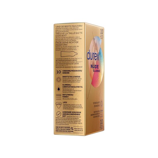 Durex Nude Classic Condooms 10 Stuks