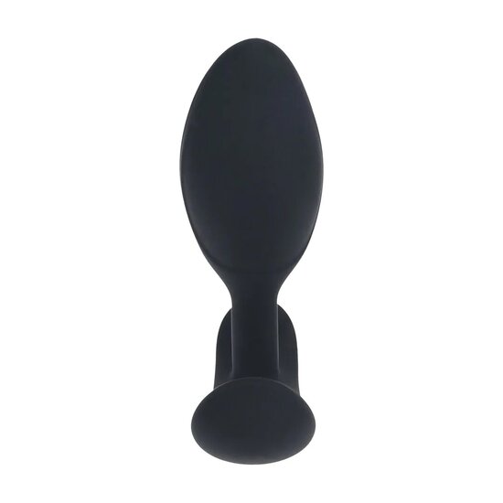 ButtPlug met vibratie en afstandsbediening Zwart