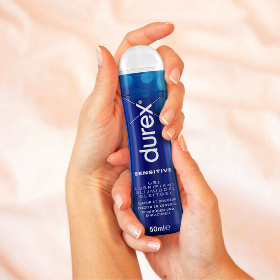 Durex Play Sensitive Gel 50ml – Waterbasis Glijmiddel (Transparant, Condoomveilig, Niet Plakkerig)