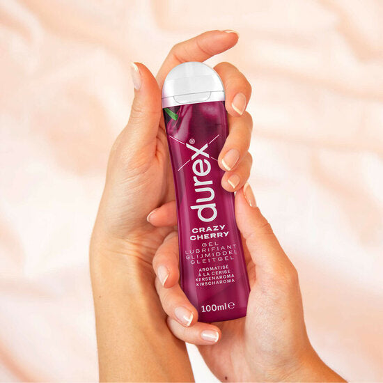 Durex Play Crazy Cherry Glijmiddel 100ml – Waterbasis, Kersensmaak, Veilig met Condooms