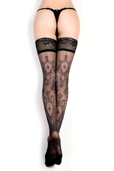 Ballerina’s Secret 416 Hold Ups 20 Den Zwart met Kant S/M – L/XL