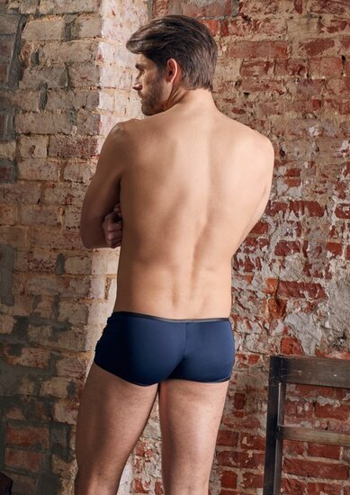 Trendy Microvezel Herenbroek met Rits, Veters & Afneembare Buidel NEK