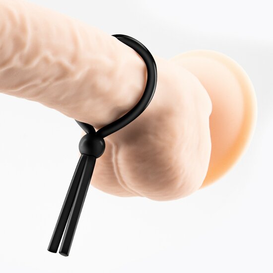 Billy the Ring Verstelbare Siliconen Cockring Zwart – Comfortabele Penisring voor Sterkere Erectie