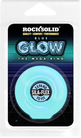 The Mega Ring Cockring Glow in the Dark – Penisring met Scrotum Drukpunt voor Intensere Climax