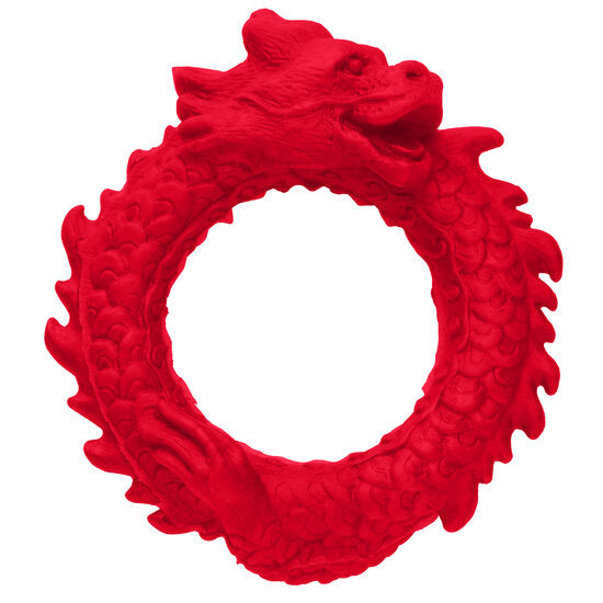 Rise of the Dragon Silicone Cockring Rood – Stretchy Penisring met Draken Design