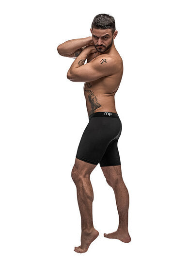 Black Nite Long Short Heren Compressieshort met Support Pouch - Male Power