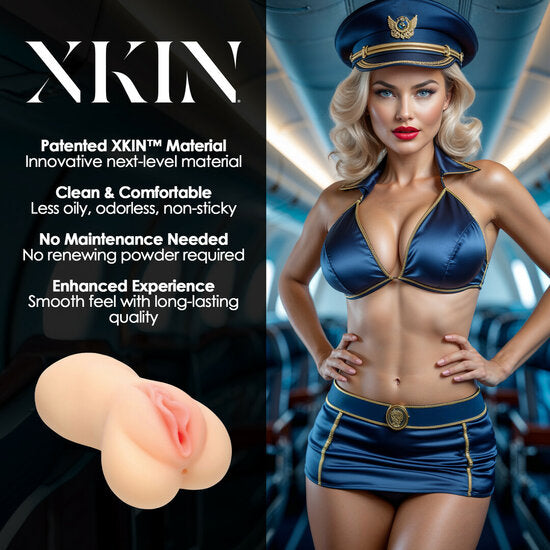 XKIN Career Girls Stewardess Lexi Cockpit Realistische Masturbator TPE