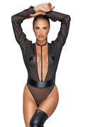 F328 Mesh Body met Verstelbare Strap – Noir Handmade