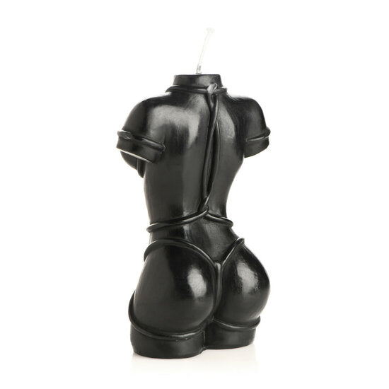 Bound Goddess Zwarte Druppelkaars – Master Series | Sensuele Warmte & Ritueel van Verleiding