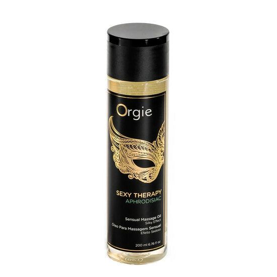 Orgie Sexy Therapy Aphrodisiac Massage Oil 200 ml – Luxe Sensuele Massageolie met Vanille & Ceder