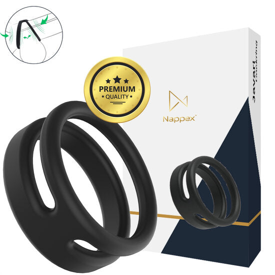 Nappex™ Javari Cockring – Premium Siliconen Penisring voor Comfort, Ondersteuning en Duurzaam Gebruik