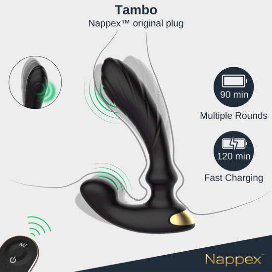 Nappex™ Tambo Prostaat- & G-Spot Vibrator – Ritmische P-Spot Stimulatie, Krachtige Vibraties & Intense Orgasmes