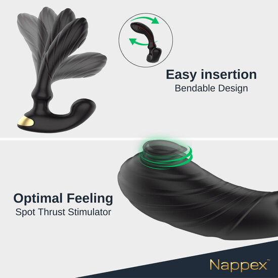 Nappex™ Tambo Prostaat- & G-Spot Vibrator – Ritmische P-Spot Stimulatie, Krachtige Vibraties & Intense Orgasmes