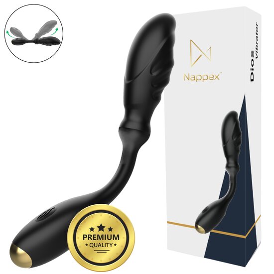 Nappex™ Dios Prostaatstimulator & G-Spot Vibrator – Krachtige P-Spot Stimulatie, 10 Vibratiestanden & Intense Orgasmes