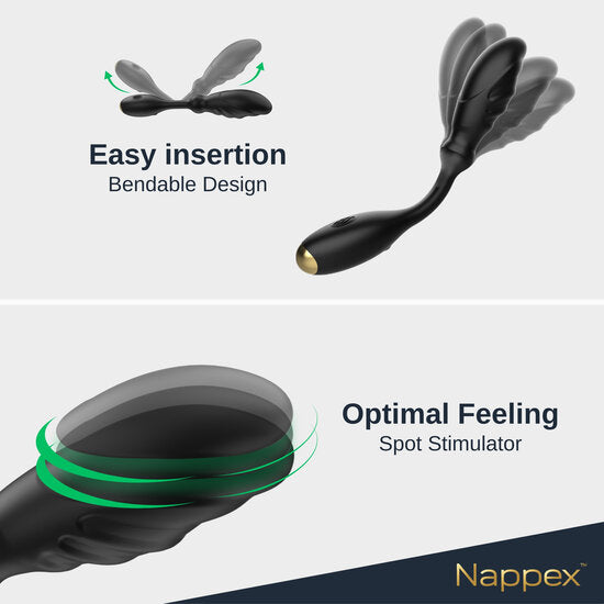 Nappex™ Dios Prostaatstimulator & G-Spot Vibrator – Krachtige P-Spot Stimulatie, 10 Vibratiestanden & Intense Orgasmes