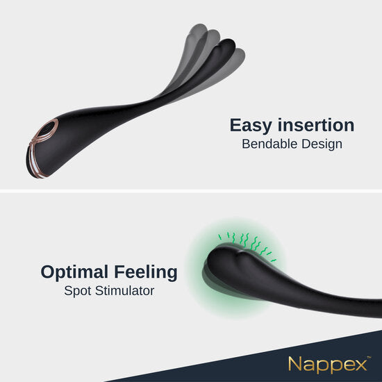 Nappex™ Ica Premium Spotvibrator – Krachtige Diepe Vibraties, 9 Intensiteitsniveaus & Waterdicht Design
