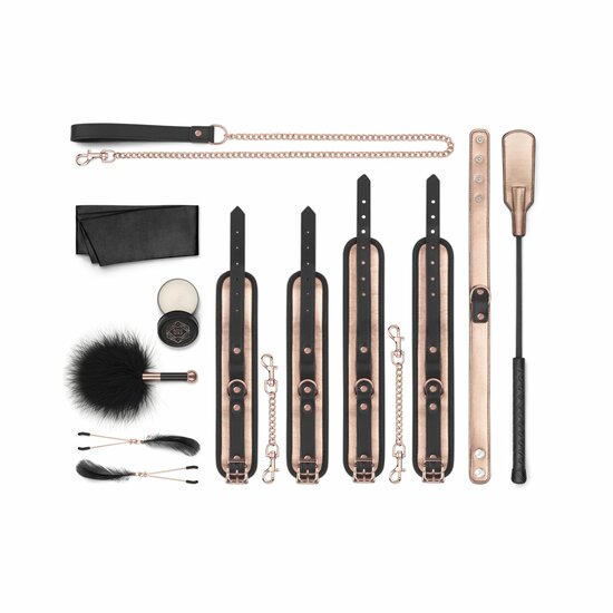 Rosy Gold – Nouveau BDSM Set | Luxe 9-Delige BDSM Beginnersset