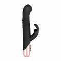 Rosy Gold Rabbit Vibrator Met Stootfunctie - Zwart