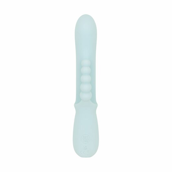Good Vibes Only Triple Stimulation Vibe Blauw – Luxe Siliconen G-spot, Clitoris & Anale Vibrator