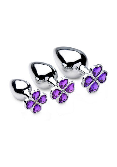 Violet Flower – Butt Plug Set – 3-delig