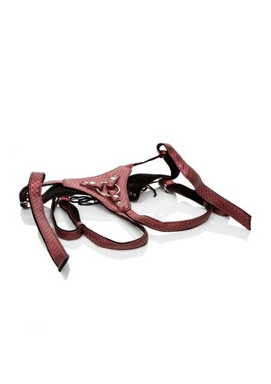 Her Royal Harness – Luxe Vegan Leren Harness voor Probe Play | Boutique & Clubwear by Victoria