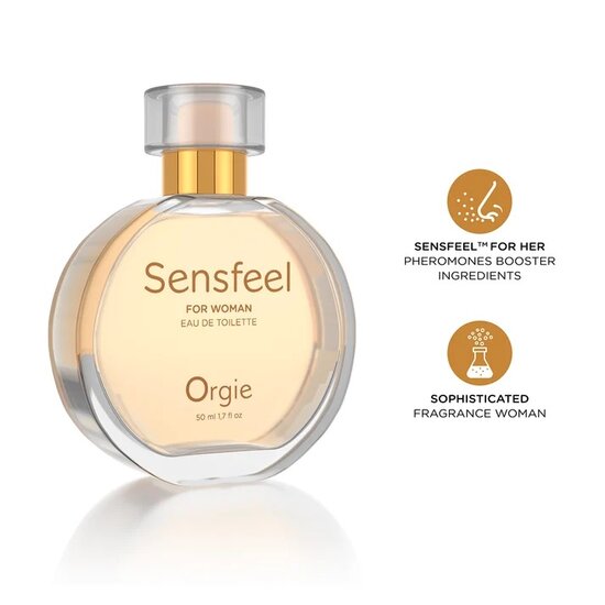 Sensfeel for Woman Eau de Toilette 50 ml – Pheromone Booster voor Vrouwen